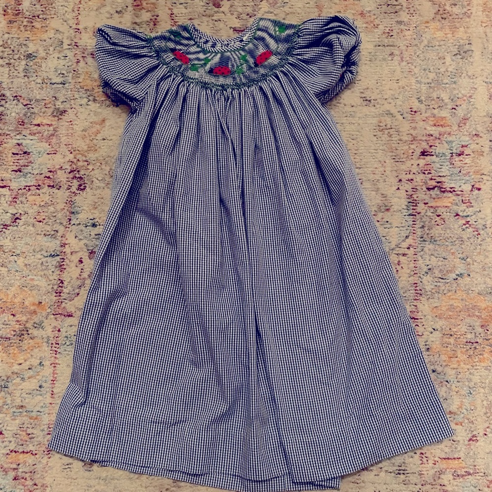 Smocked Ladybug Dress
